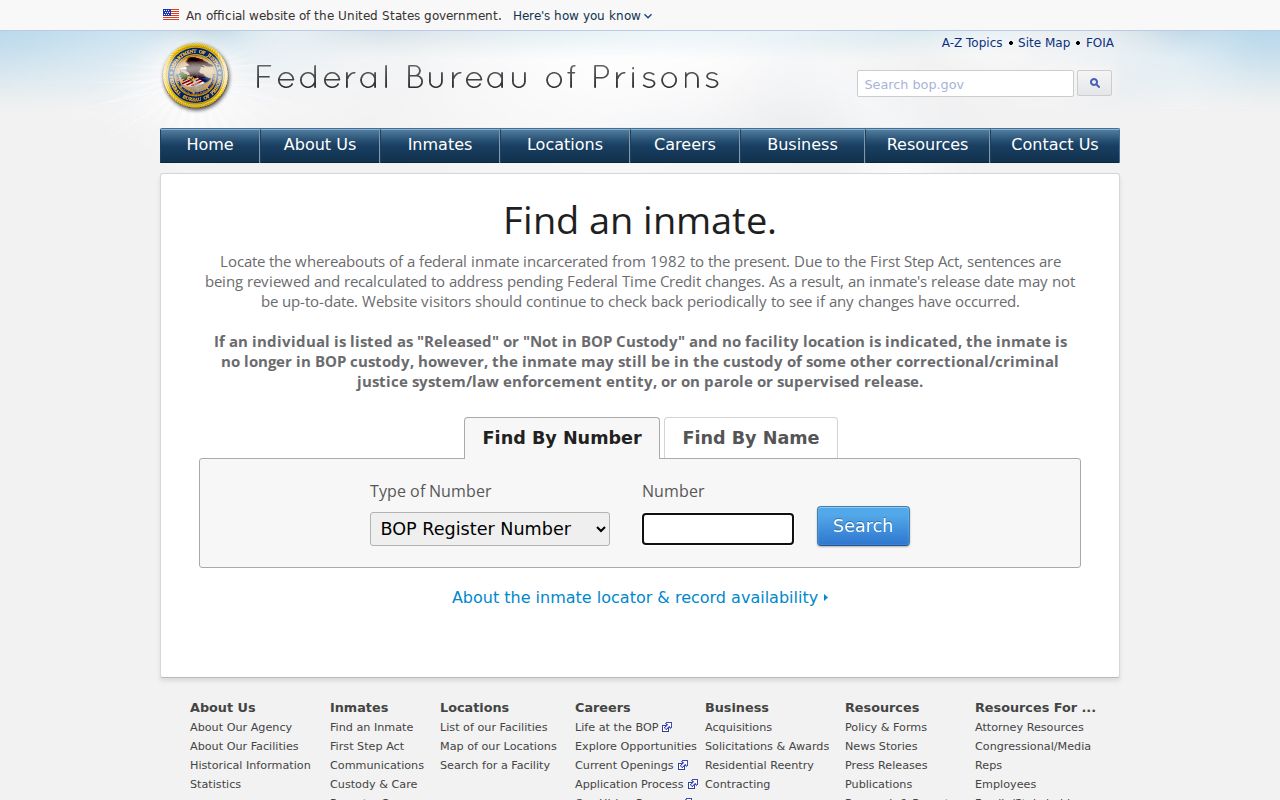 Oneida County sex offender check comparison with the federal inmate locator